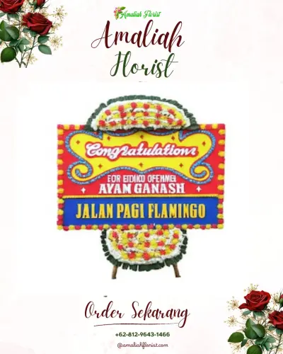 Bunga Papan Congratulation di Hager